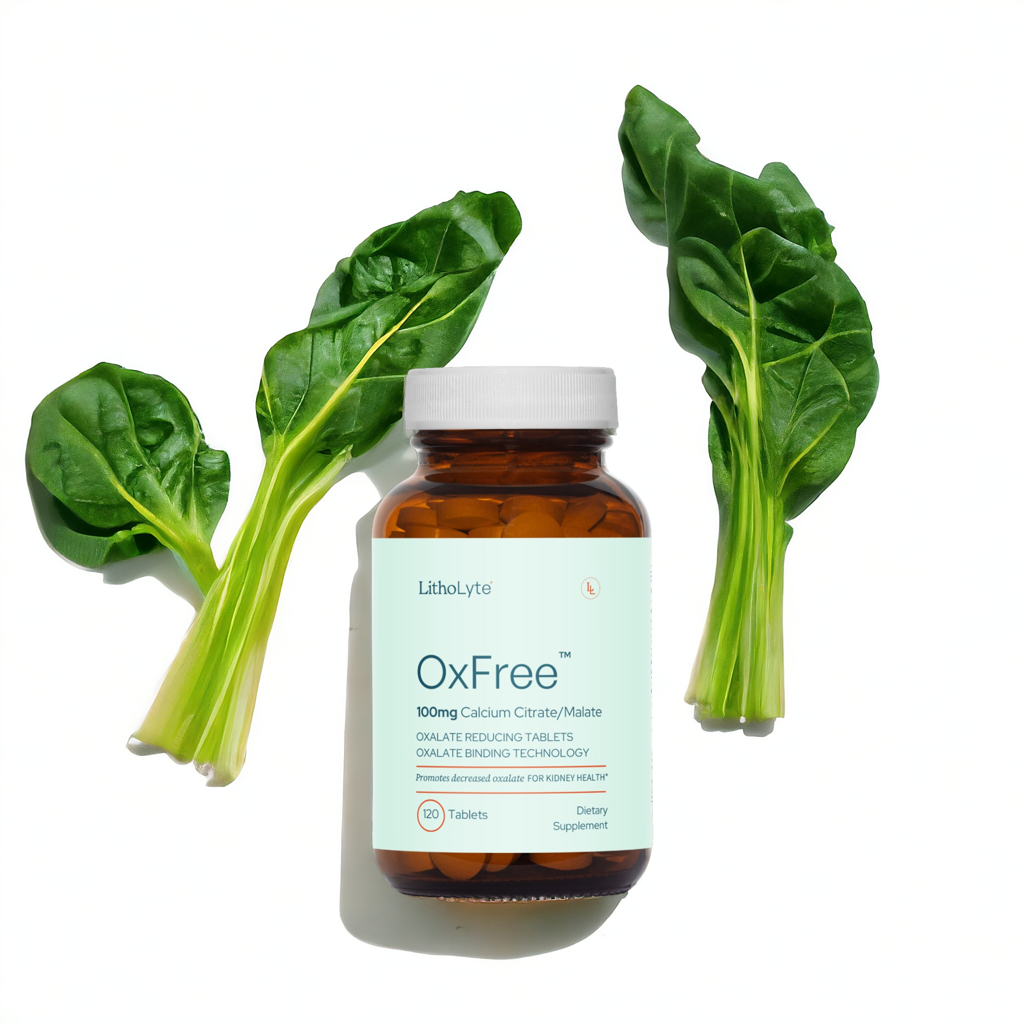 OxFree bottle on a wooden tray