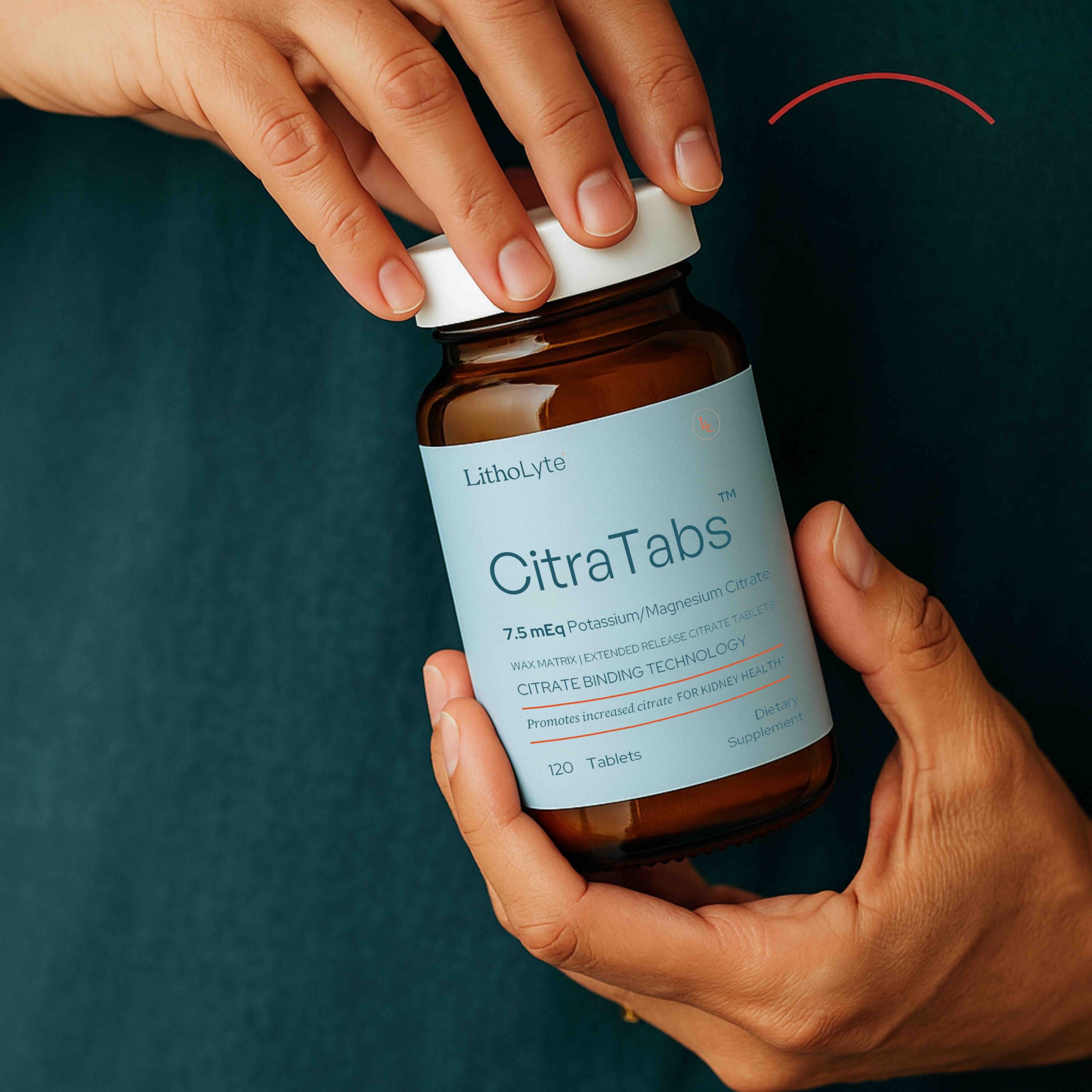 CitraTabs bottle on a kitchen counter